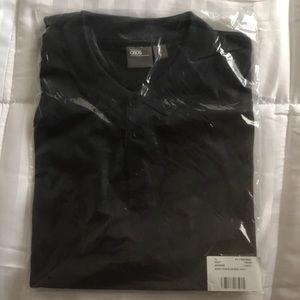 Short sleeve navy polo